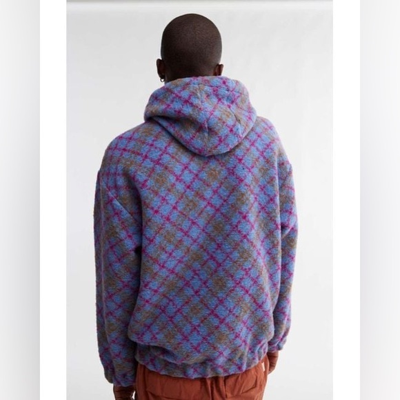 New Men’s Pas De Mer Patterned Fleece Hoodie Sweatshirt!!🔥🔥🔥 - Picture 2 of 14